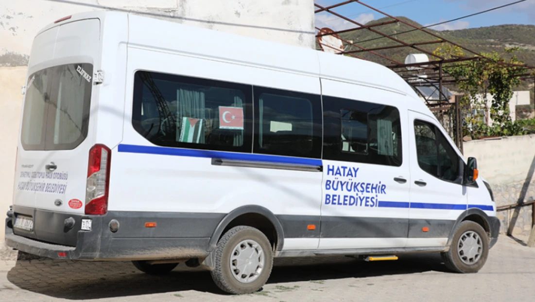 Hatay’da 36 noktaya toplu taşıma desteği!