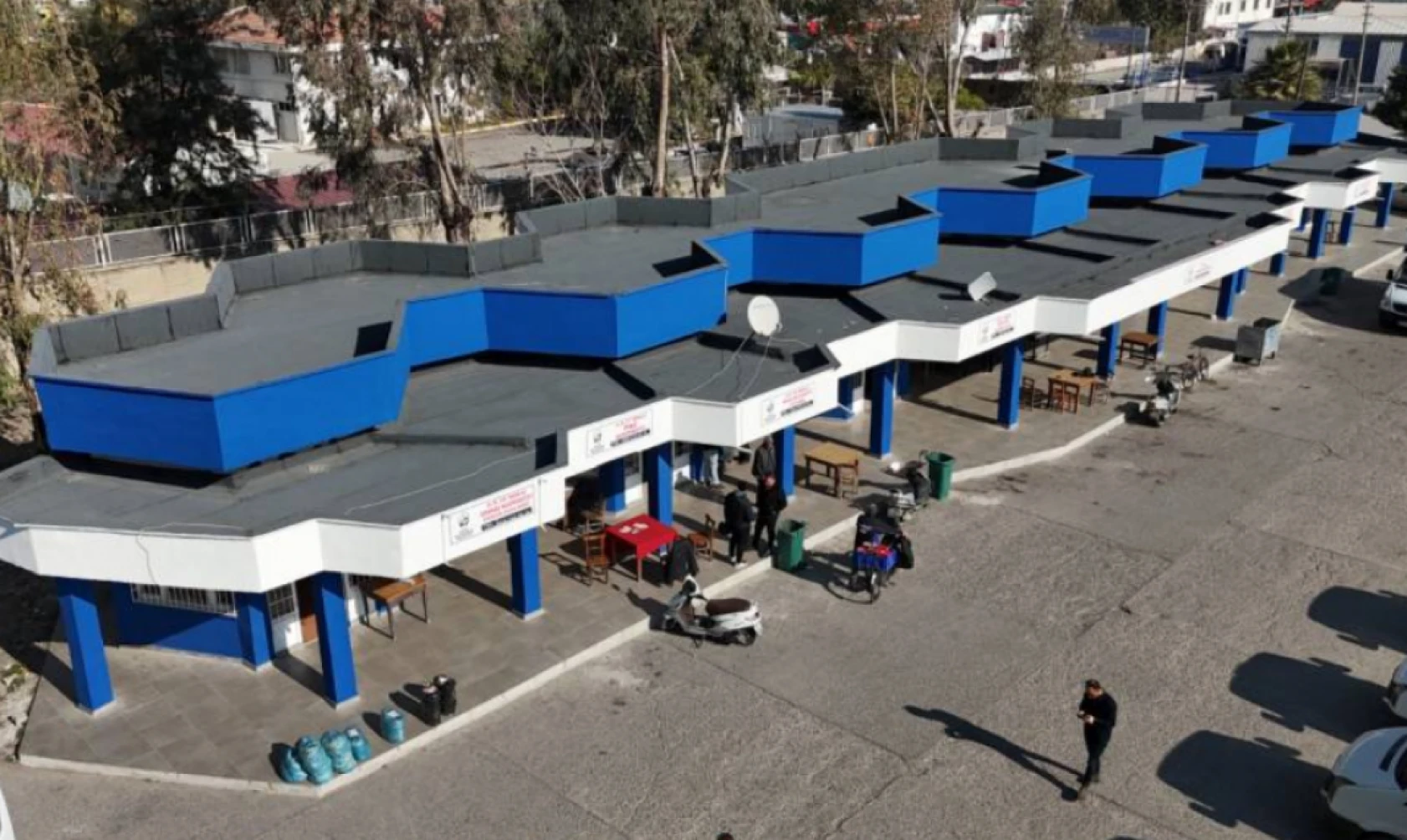 Hatay'daki o ilçede minibüs garajı yenilendi!