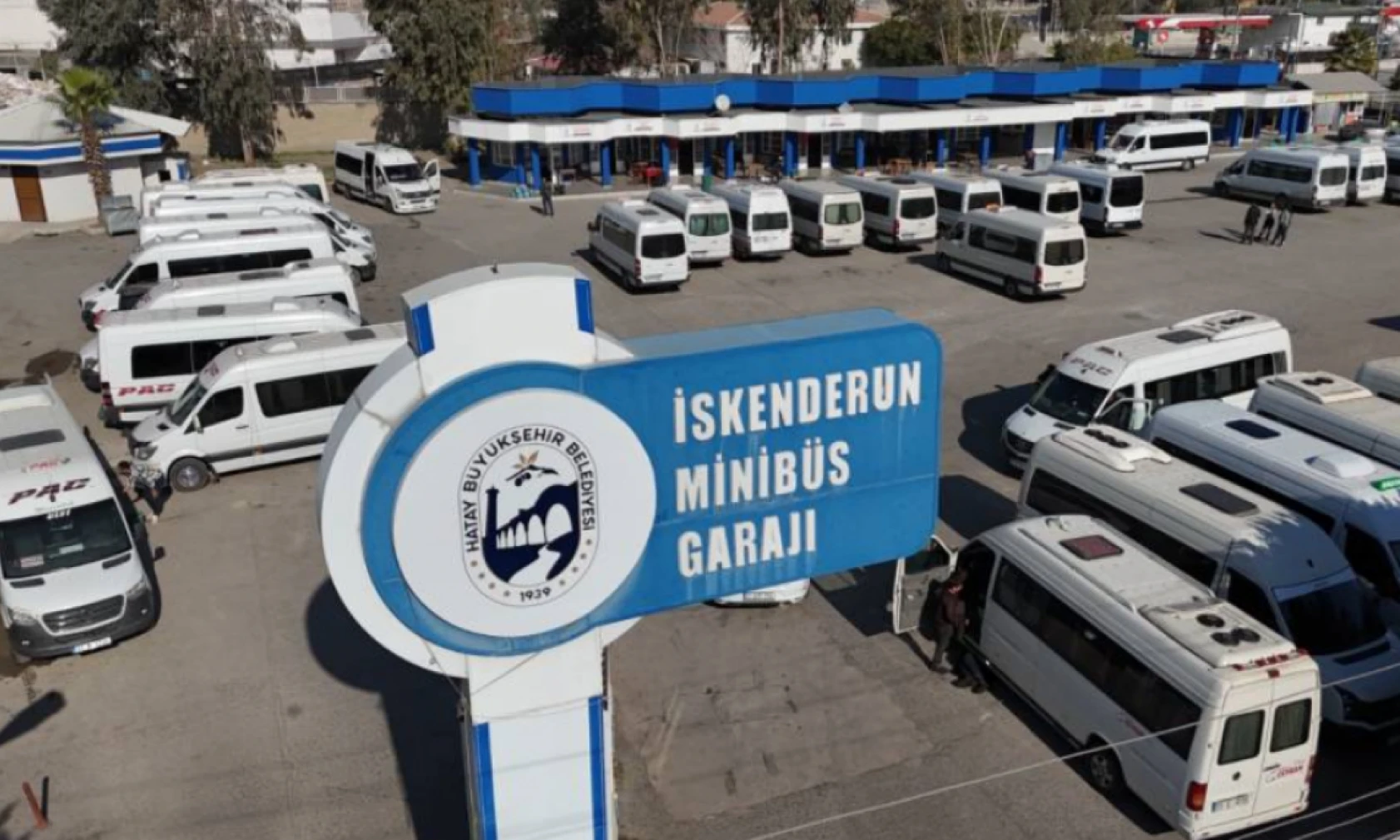 Hatay'daki o ilçede minibüs garajı yenilendi!