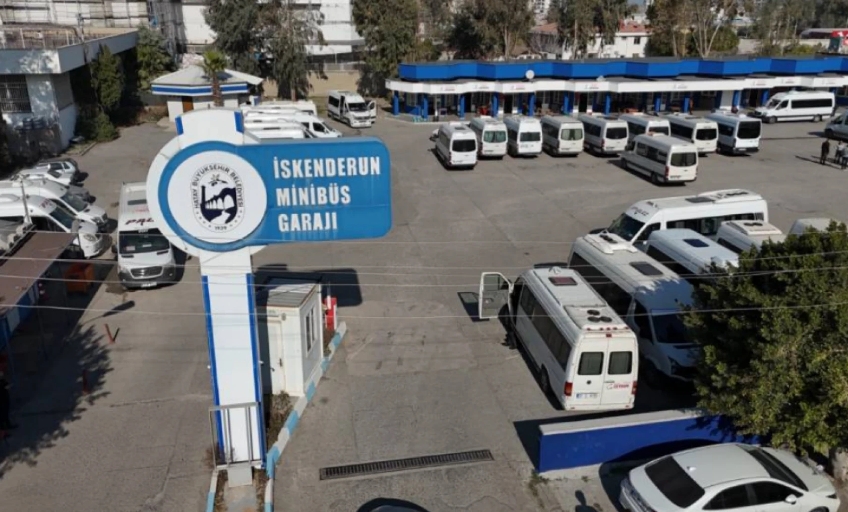 Hatay'daki o ilçede minibüs garajı yenilendi!