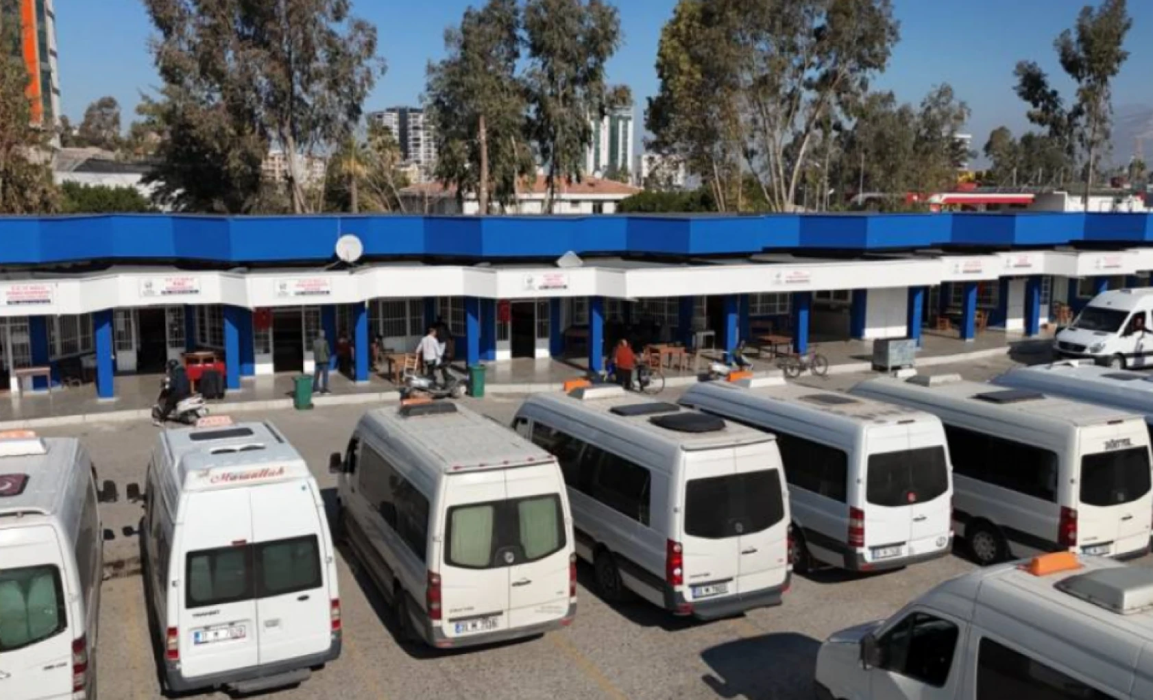 Hatay'daki o ilçede minibüs garajı yenilendi!