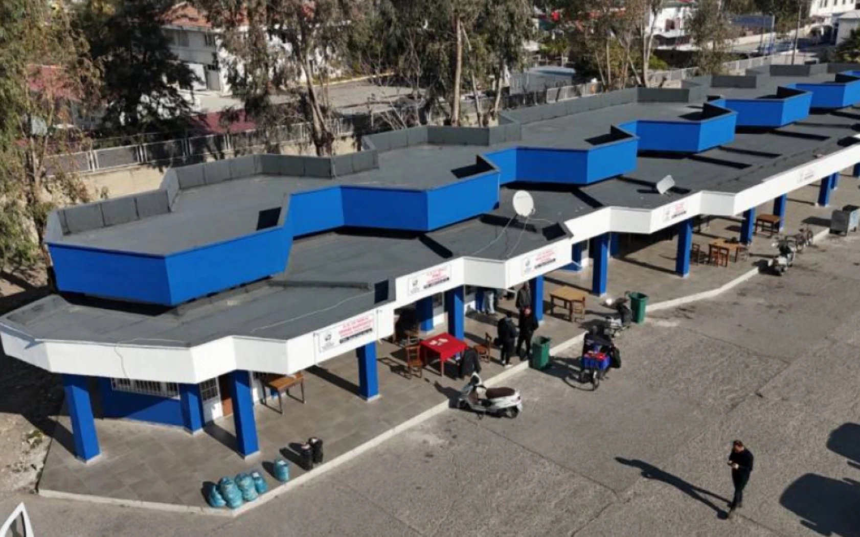 Hatay'daki o ilçede minibüs garajı yenilendi!