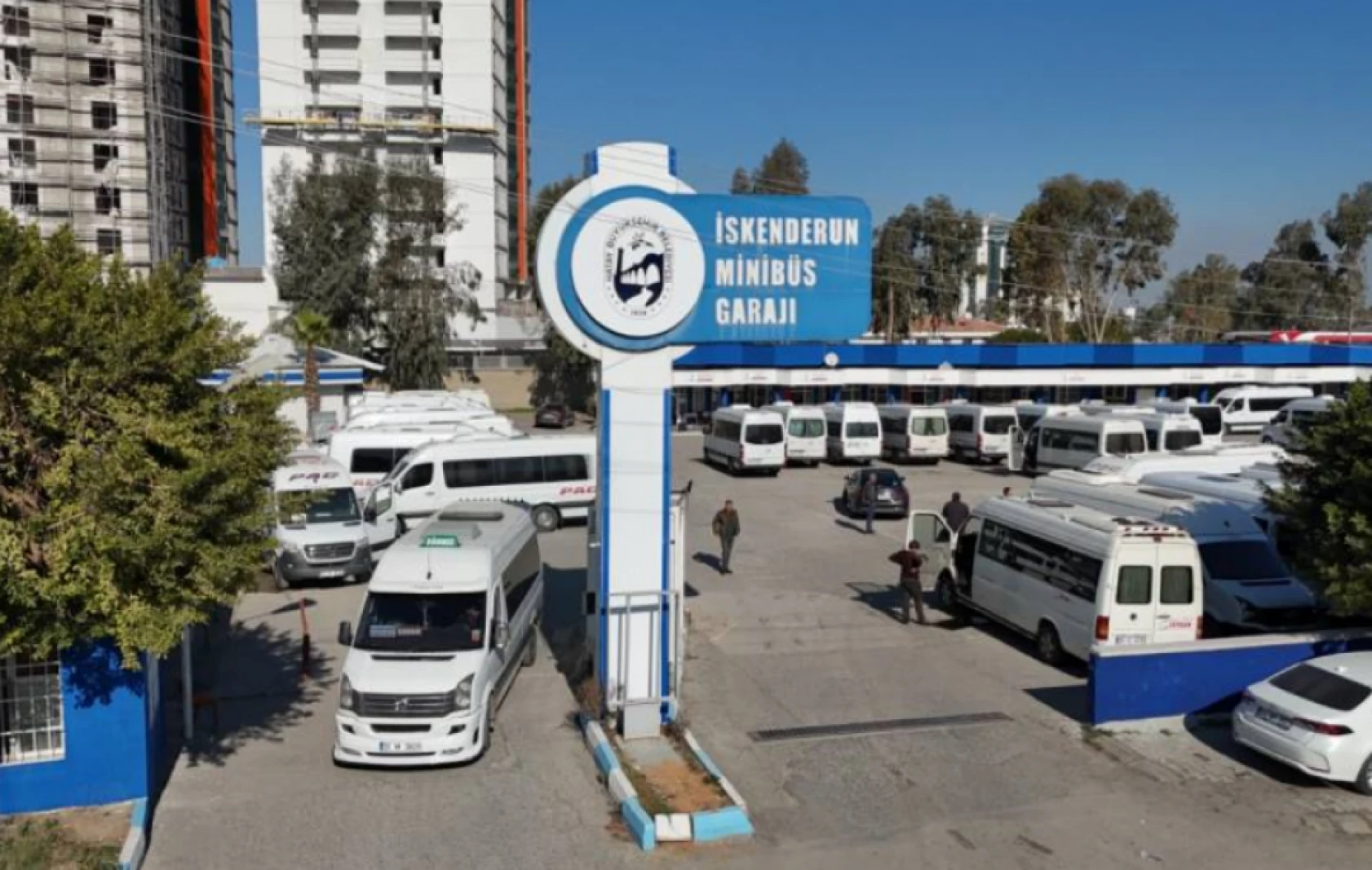 Hatay'daki o ilçede minibüs garajı yenilendi!