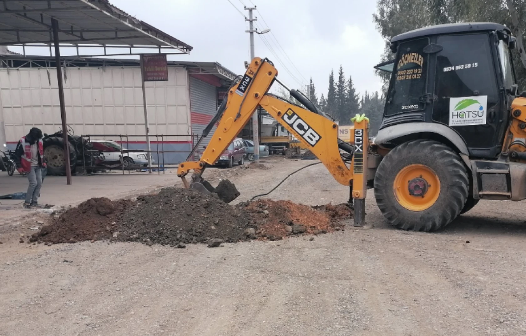 Hatay'daki o ilçenin sanayi sitesinde çalışmalar aralıksız devam ediyor!