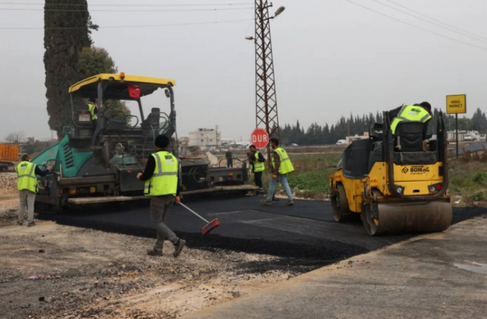 Hatay Maşuklu'da sıkıntılı yolda çalışma başlatıldı!