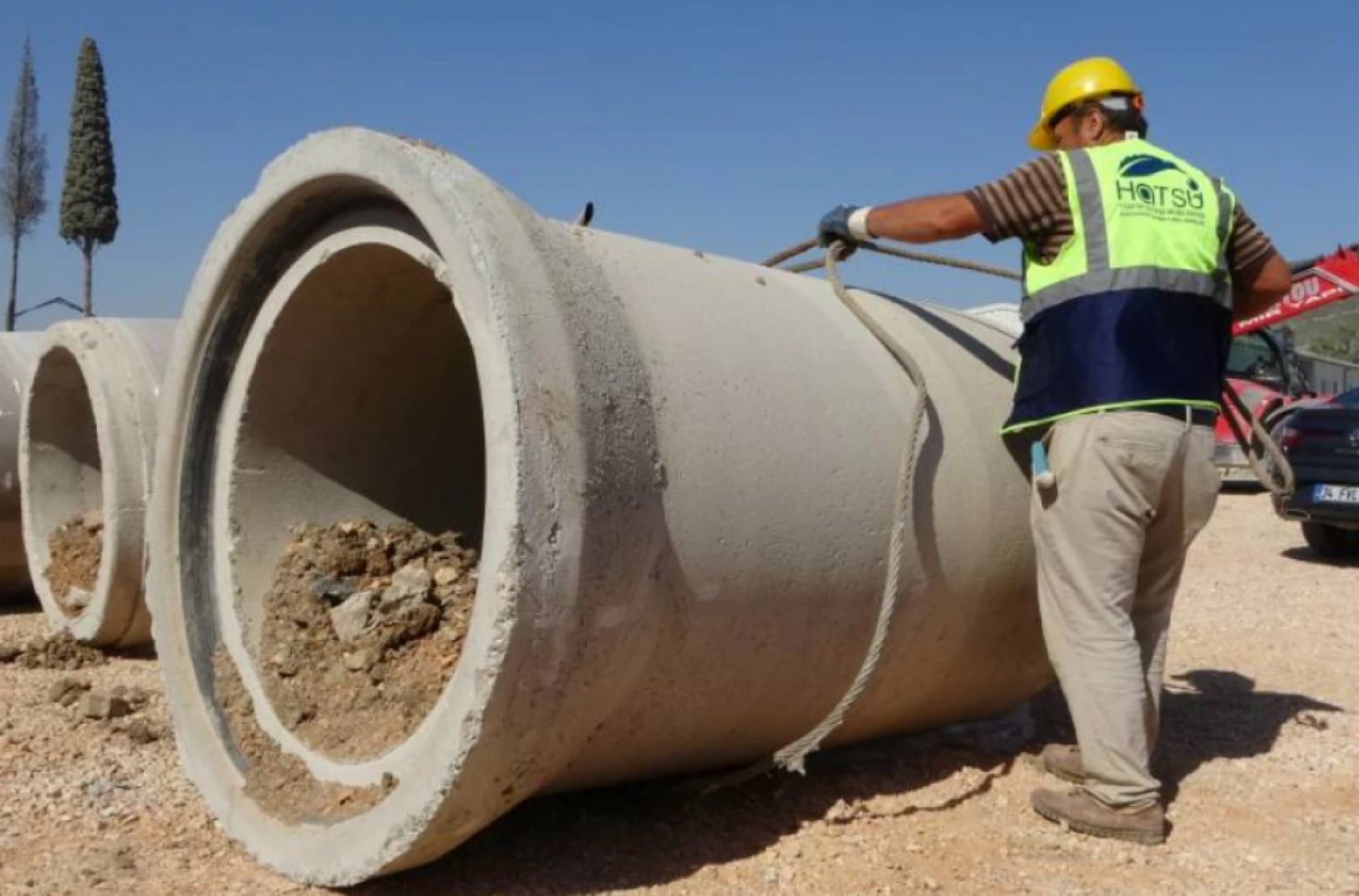 Hatay'da 9 ayda 166 bin 903 metre yeni su hattı inşa edildi!