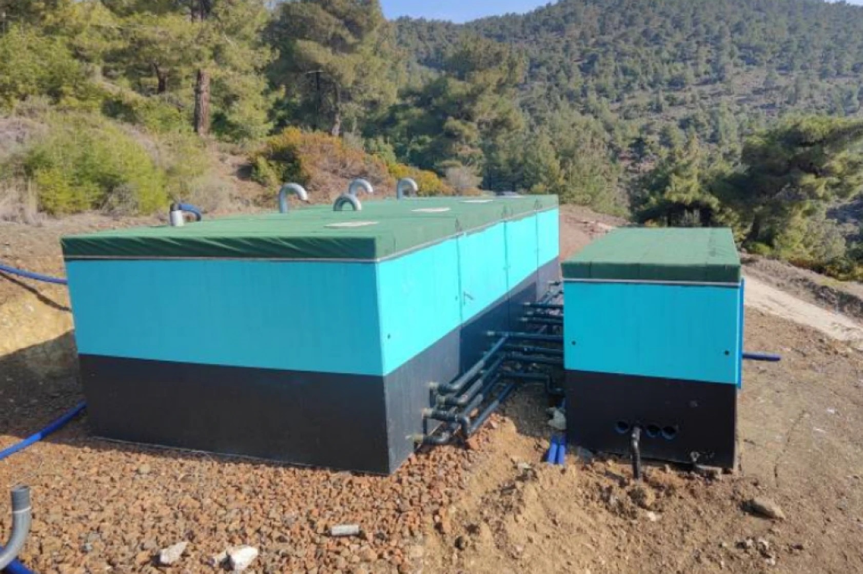 Antakya'da 100 metreküp hacimli prefabrik depo inşa edildi!