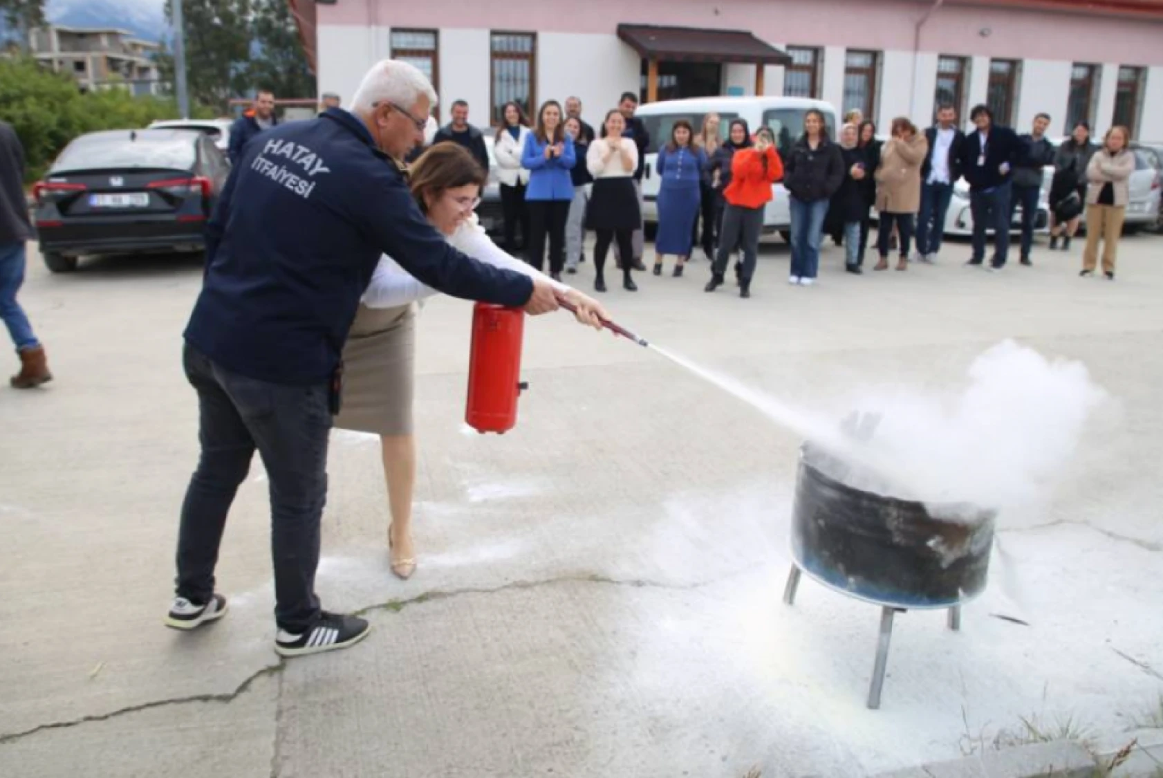 Hataylılara afet eğitimi: 23 resmi kurum ve 3 konteyner kentte tatbikat yapıldı!