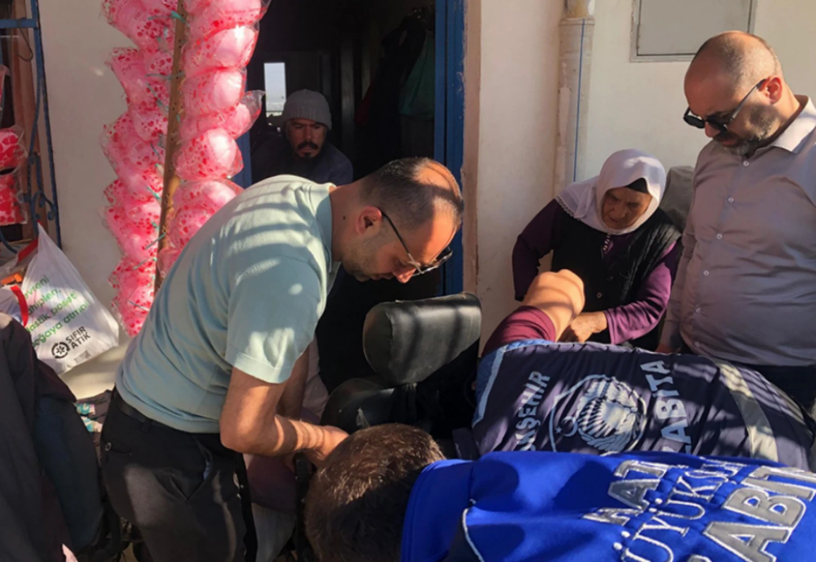 Hatay'da engelli bireyin imdadına Yerinde Çözüm ekibi koştu!