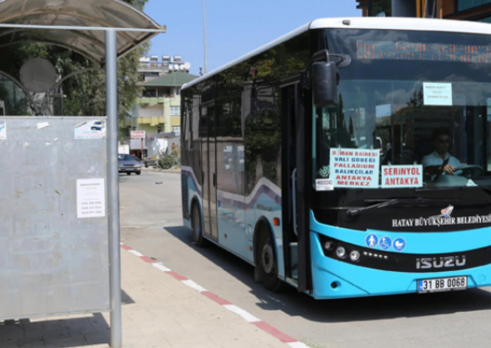 Hatay'daki o mahallede yeni bir otobüs hattı hizmete başladı!