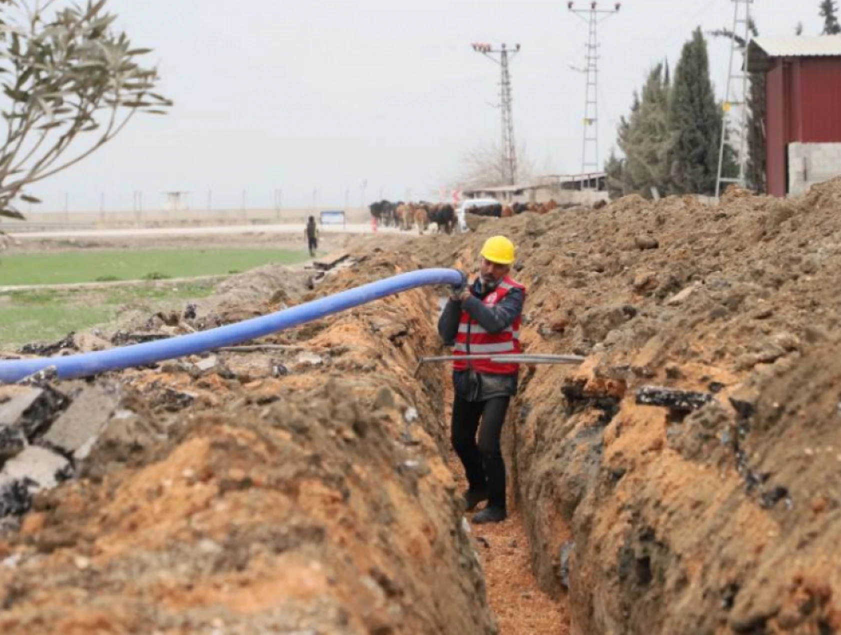 Hatay'da bir şebeke hattında daha çalışma yapıldı!