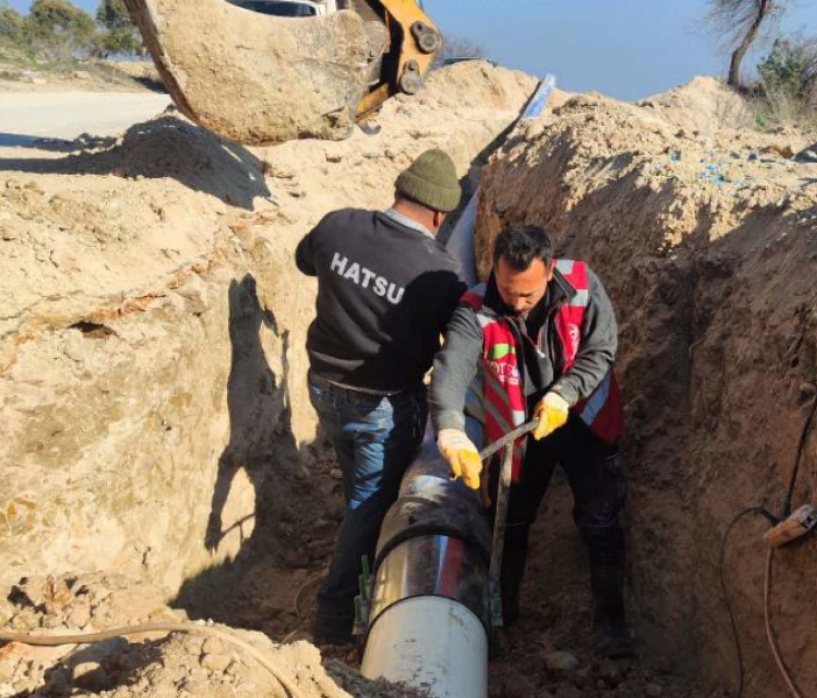 Hatay'ın birçok mahallesinde su hatları yenileniyor!