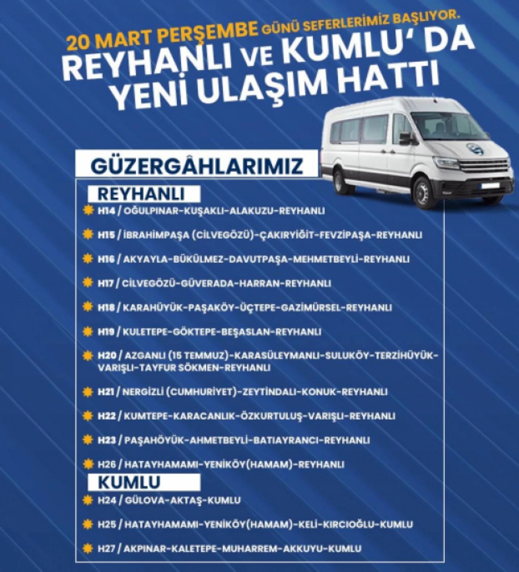 Hatay'ın 2 ilçesinde yeni toplu taşıma hatları açıldı: İşte uğrayacak güzergahlar!