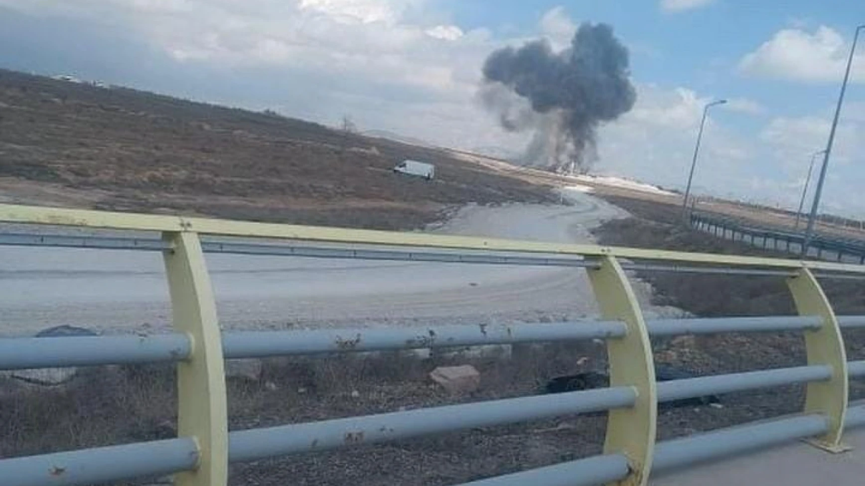 Konya’da askeri uçak düştü: Bir şehit!