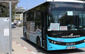 Hatay'da toplu ulaşım ücretsiz olacak!