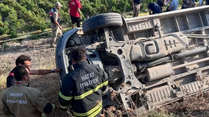 Hatay'da öğrencileri taşıyan servis kaza yaptı: Çok sayıda yaralı var!