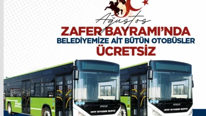 Hatay'da toplu ulaşım ücretsiz olacak!