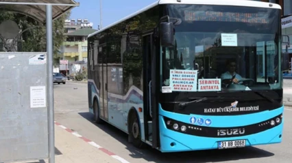 Hatay'da toplu ulaşım ücretsiz olacak!