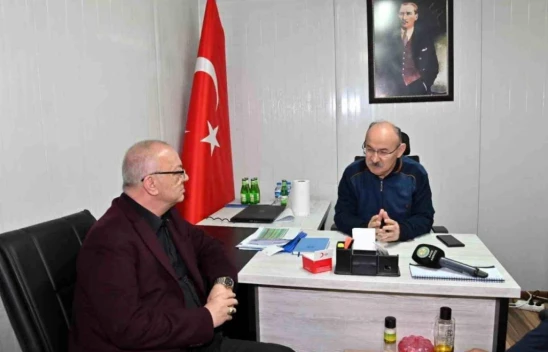 Başkan Ergün, Hatay'da Vali Karadeniz ile bir araya geldi