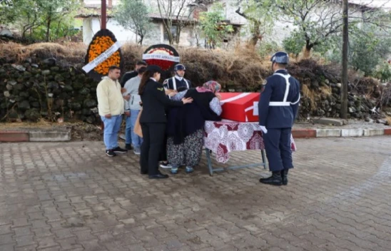 Hatay'da hayatını kaybeden askeri personele son görev!