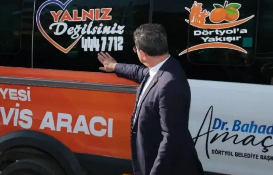Hatay'daki o ilçede ücretsiz servis hizmeti verilecek!