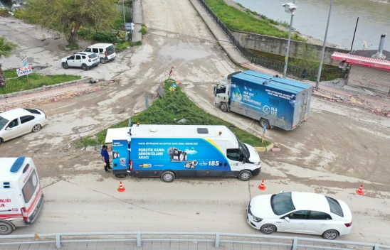 Konya Büyükşehir Hatay'da Kanal Arızalarını Robot Kameralarla Tespit Ediyor