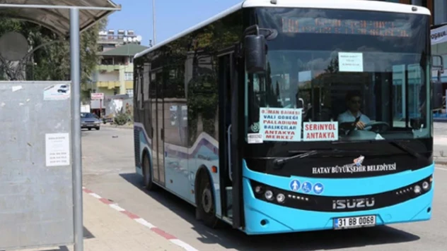 Hatay'da toplu ulaşım ücretsiz olacak!