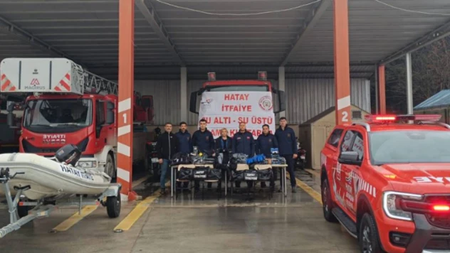 Hatay itfaiyesi ekipmanlarını tedarik etti!