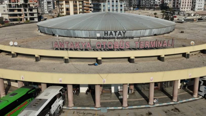 Antakya otogarında yenileme çalışması!