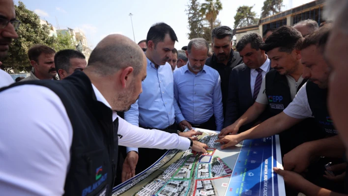 Bakan Kurum Hatay'da incelemelerde bulundu: 'Küçümseyenlerin hepsi susacak'