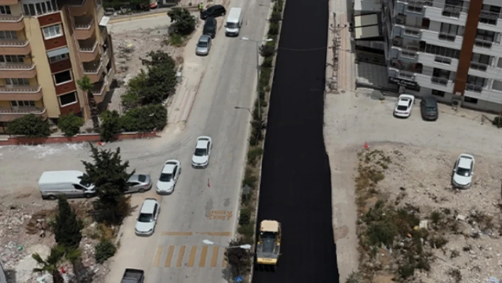 Hatay'da 2 ilçeyi bir birine bağlayan yolda dev çalışma!