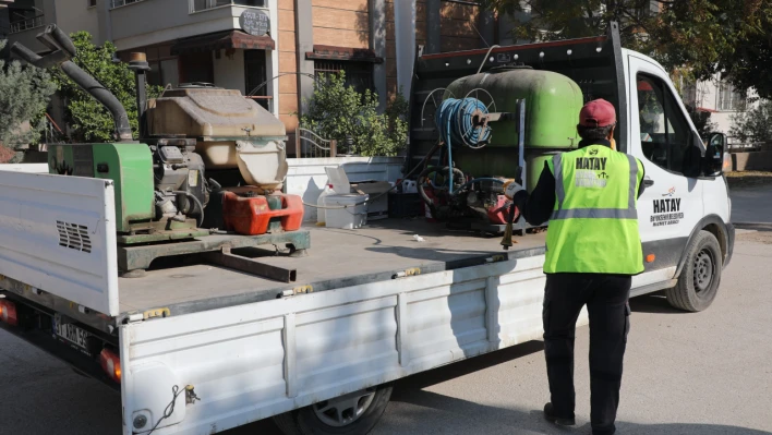 Hatay'da ilaçlama çalışmaları devam ediyor!