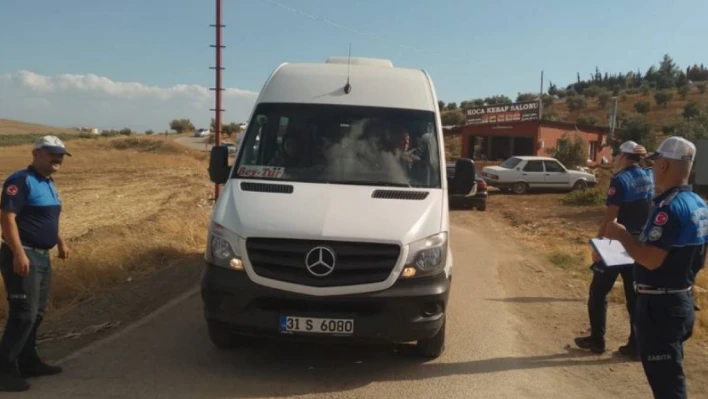 Hatay'da öğrenciler için denetimler devam ediyor!