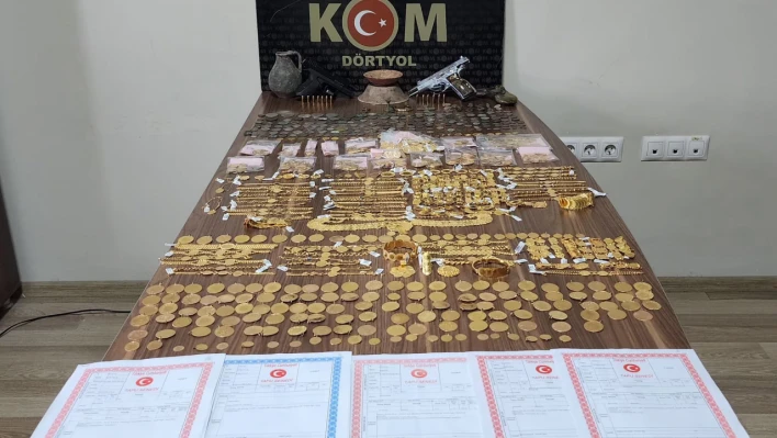 Hatay'da sahte altın operasyonu: 5 gözaltı!