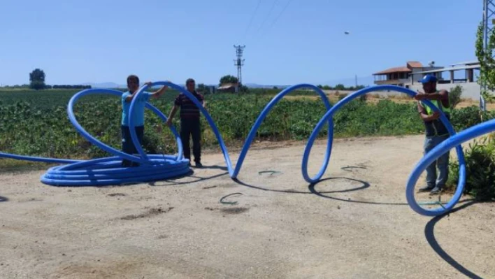 Hatay'da su iletimini sağlamak için yeni boru hattı döşeniyor! 