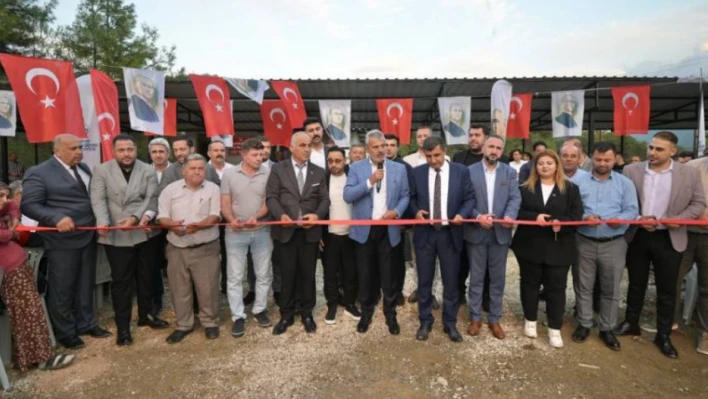 Hatay'da tamamlanan yol için açılış töreni düzenlendi!