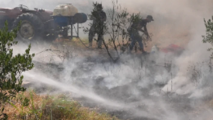 Hatay'da yangın paniğe neden oldu!