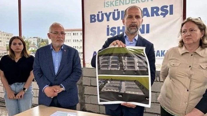 Hatay'da yıkılan Büyük Çarşı İşhanı yerine bakın ne yapılıyor