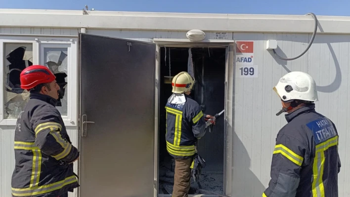 Hatay'daki depremzedeler yanma riski geçirdi!