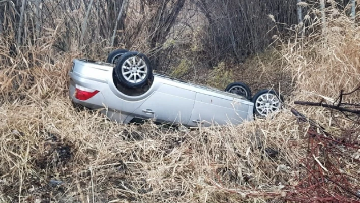 Hatay'daki kazada otomobil ters döndü: 3 yaralı!