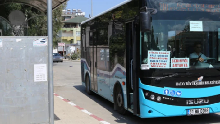 Hatay'daki o mahallede yeni bir otobüs hattı hizmete başladı!