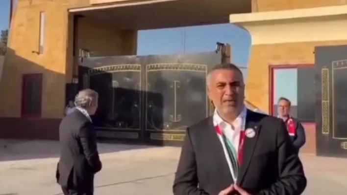 Hatay'ın Vekili Refah Sınır Kapısı'na dayandı: 'Gazze'nin çığlığı bizim çığlığımızdır'