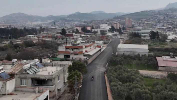 Hatay Maşuklu'da sıkıntılı yolda çalışma başlatıldı!