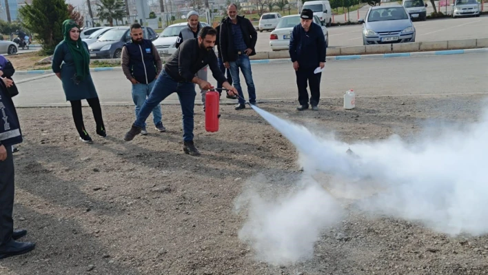 Konteyner kentte eğitimler devam ediyor: Hedef kayıpları azaltmak!