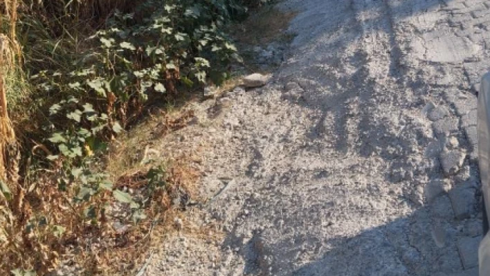 Narlıcalıların yol çilesi: 'Kış geliyor yollarımız çok kötü halde'