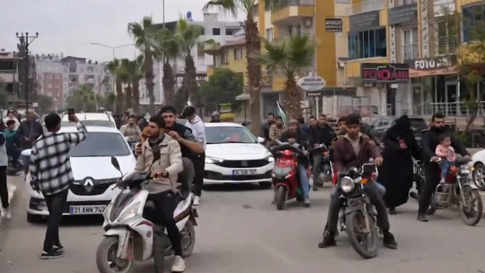 Suriyeliler Hatay'da kutlamalara başladı!