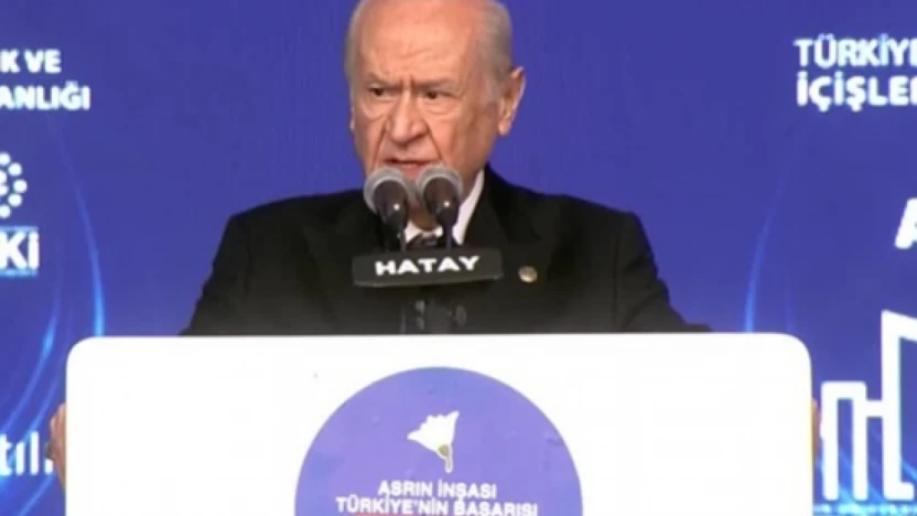 Bahçeli'den Hatay mesajı: 'Erdoğan günümüzün Süleyman'ı'