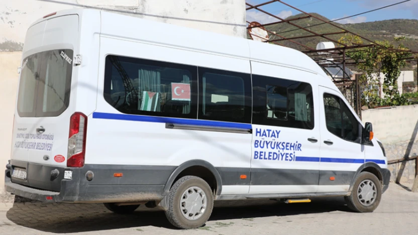 Hatay'da 36 noktaya toplu taşıma desteği!