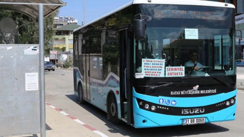 Hatay'da toplu ulaşım ücretsiz olacak!