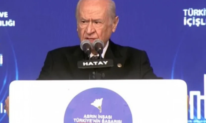 Bahçeli'den Hatay mesajı: 'Erdoğan günümüzün Süleyman'ı'